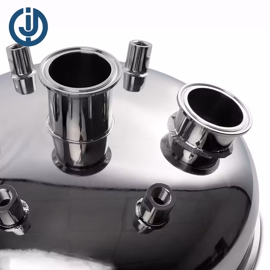 갈퀴를 위한 스테인리스 위생에 의하여 주문을 받아서 만들어지는 비표준 탱크 둥근 뚜껑