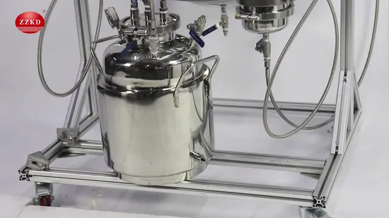 5lb 에탄올 대마유 Bho 폐쇄 루프 추출기 식물 부탄 헥산 용매 추출 기계